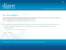 Tablet Screenshot of dianeobrienea.com